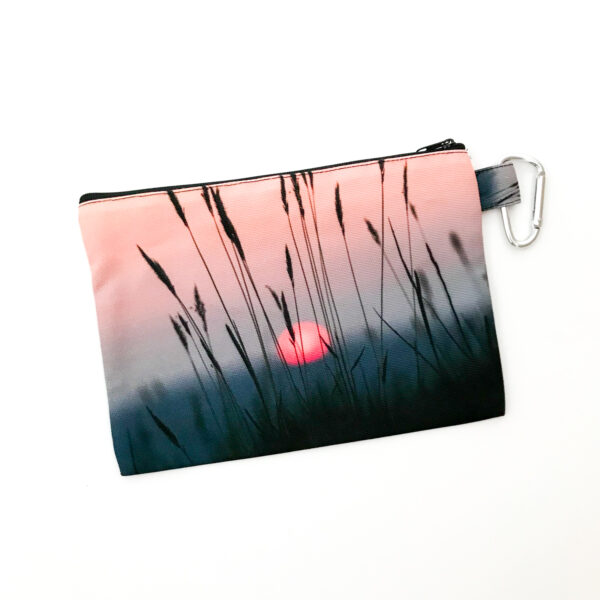 Canvas Cosmetic Bag | Sunset Reeds