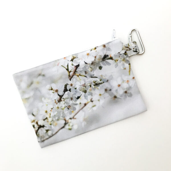Canvas Cosmetic Bag | Cherry Blossoms