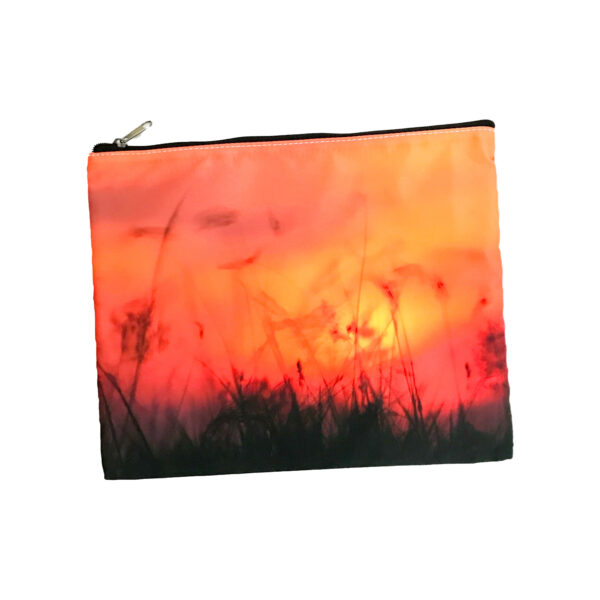 Cosmetic Bag- Burning Sunset_