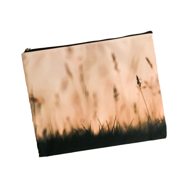 Cosmetic Bag Mockup – Bronze Meadow