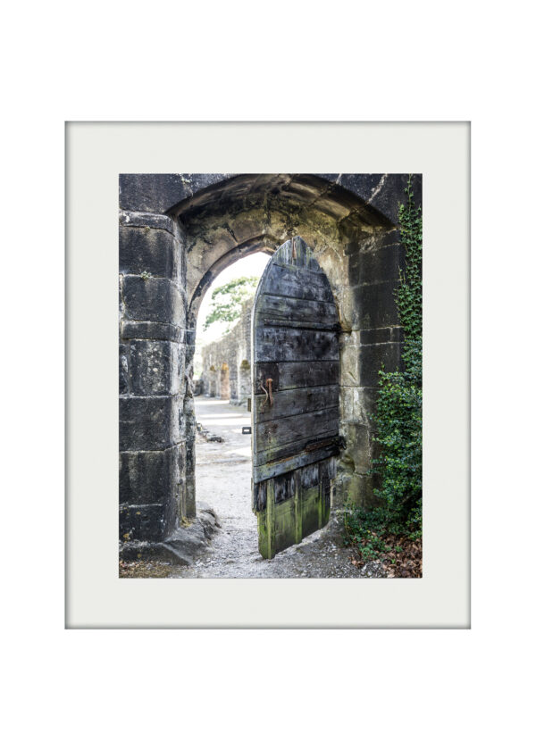 Abbey Gate Mounted Print