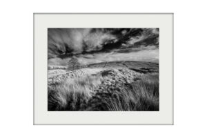 Pendle Fields Mounted Print